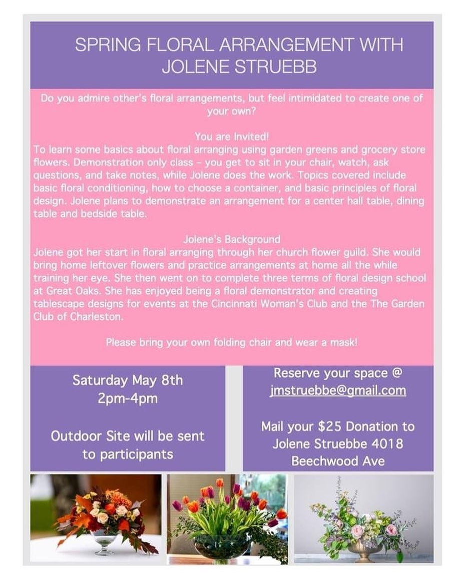 Spring Floral Event Coming Soon! We would love to see you there! 🌸🌺🌸