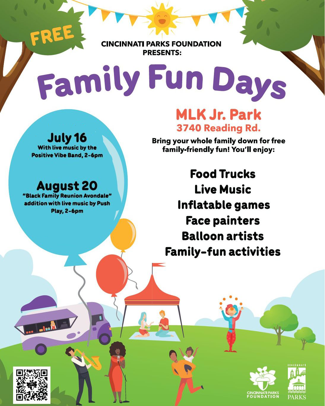 Family Fun Days at MLK Jr. Park: Summer 2022