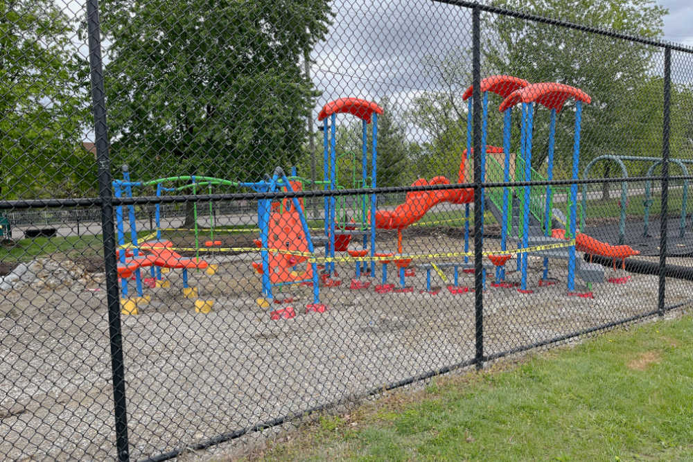 Improvements underway with start of playground renovation