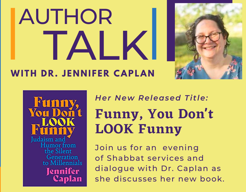 Author talk at Adith-Israel with Dr. Jennifer Caplan