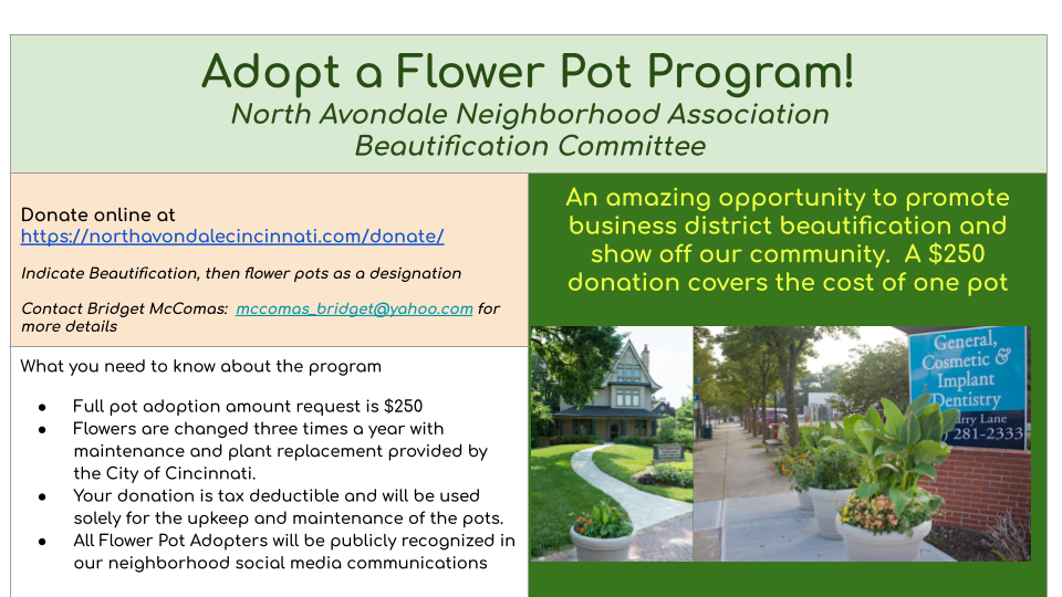 Adopt a Flower Pot Program