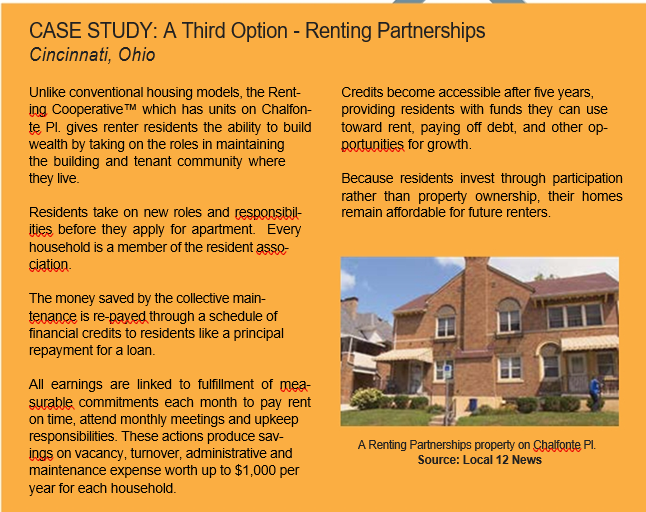 Case Study: A Third Option - Renting Partnerships